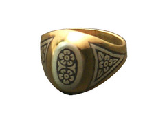 Серебряное кольцо «Надежда» с позолотой